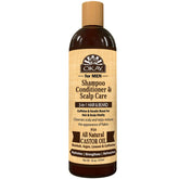 Okay-MEN bouteille-shampoing-3-en-1, revitalise cheveux et barbe.