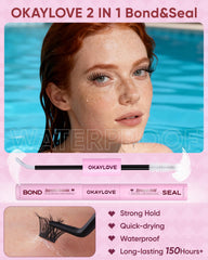 OKAYLOVE lightweight feathered lash bundle for all-day comfort.