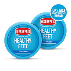 Two jars side by side, convenient daily foot moisturizer for extremely dry skin.