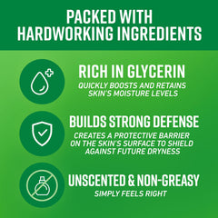 Creamy, lightweight texture leaves skin feeling non-greasy after application.