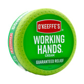 O'Keeffe's Working Hands jar 10-pack shows concentrated cream for intense moisture