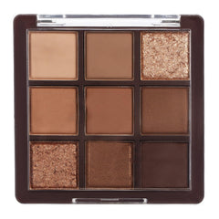 Okerker 9-color brown eyeshadow palette front view for versatile looks