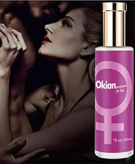 Okian pheromones perfume packaging showcases travel size bottle
