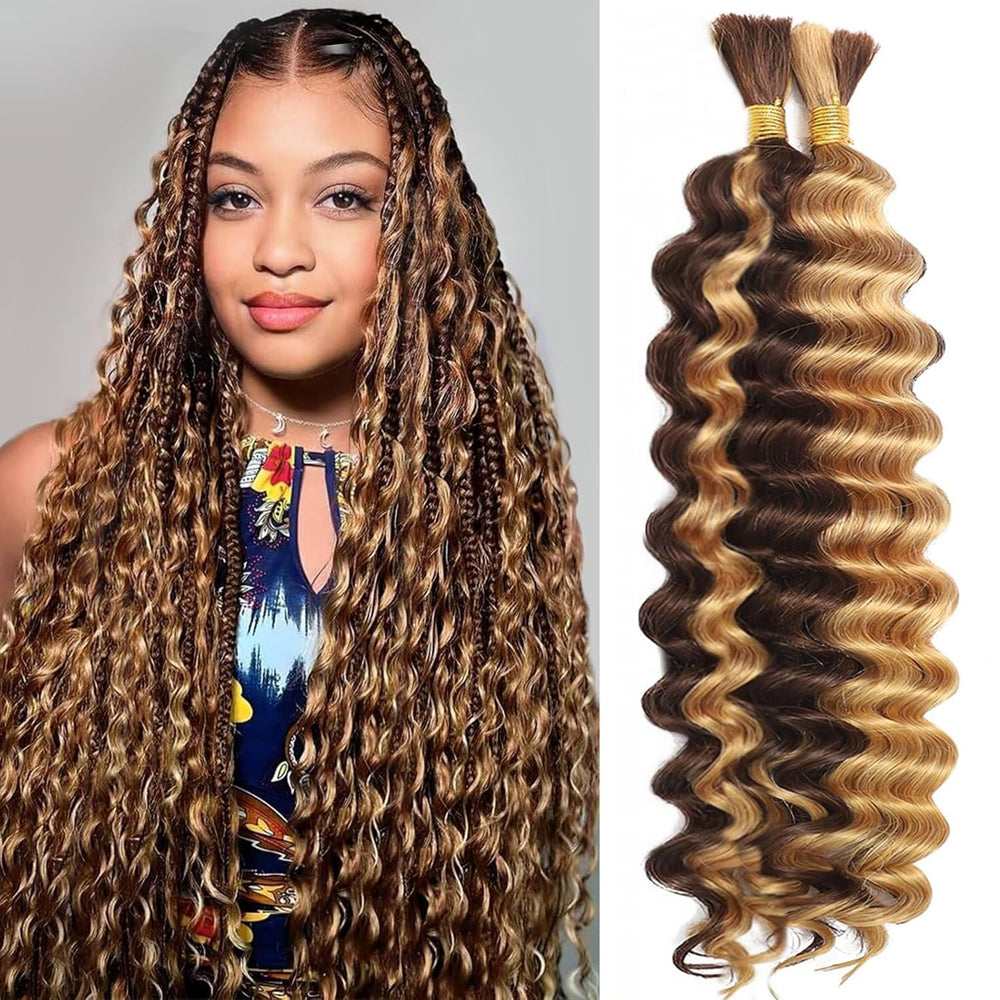 OKVOKV bulk water wave braiding hair for versatile boho styles