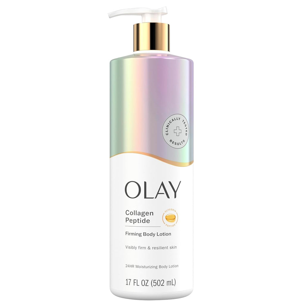Olay firming hydrating body lotion pump bottle for daily moisture