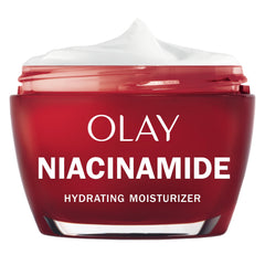 Olay Niacinamide + Peptide 24 bottle front for daily hydration and smoother skin.