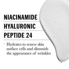 Olay Ultimate Niacinamide serum application shot, morning and night use