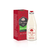 Old Spice Fresh Lime after shave lotion bottle front offers cooling post-shave feel.