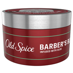 Finished look with subtle shine from Old Spice Barber's Blend