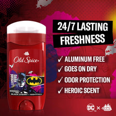 Limited edition Batman packaging highlighting the collaboration.