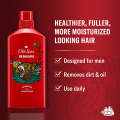 Bearglove 2-in-1 bottle back label shows simple routine for busy mornings.