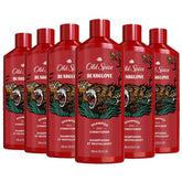 Old Spice Bearglove 2-in-1 shampoo bottle front for quick grooming routines.