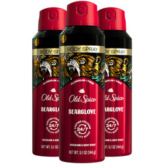Old Spice Bearglove bottle front view for daily wear
