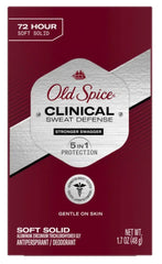 Old Spice Sweat Defense soft solid stick being applied for all-day dryness.