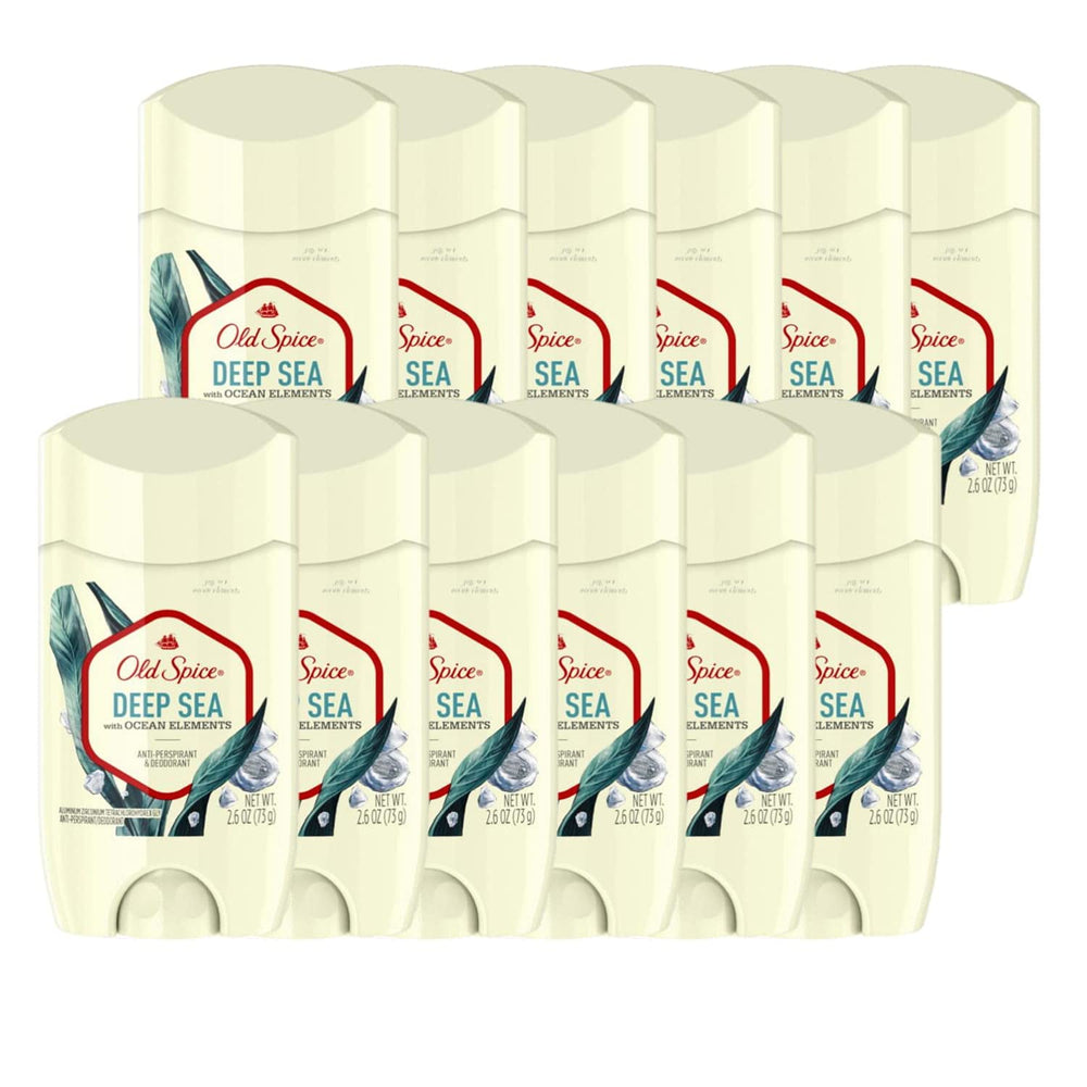 Old Spice Deep Sea bottle with Ocean Elements scent for daily freshness.
