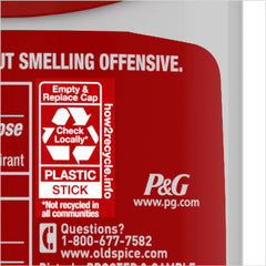 Old Spice High Endurance Original cap-off view for easy underarm application.