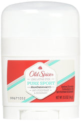 Old Spice High Endurance Pure Sport deodorant travel size 3-pack for on the go freshness.