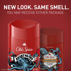 Old Spice Krakengard anti-perspirant protects underarms during workouts.