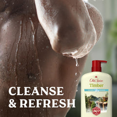 Old Spice long-lasting scent bottle designed for all-day fragrance.