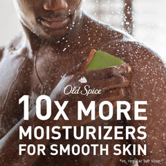Six-pack Old Spice bar soap for on-the-go grooming