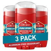 Old Spice Pure Sport deodorant bottle front view with 24/7 odor protection
