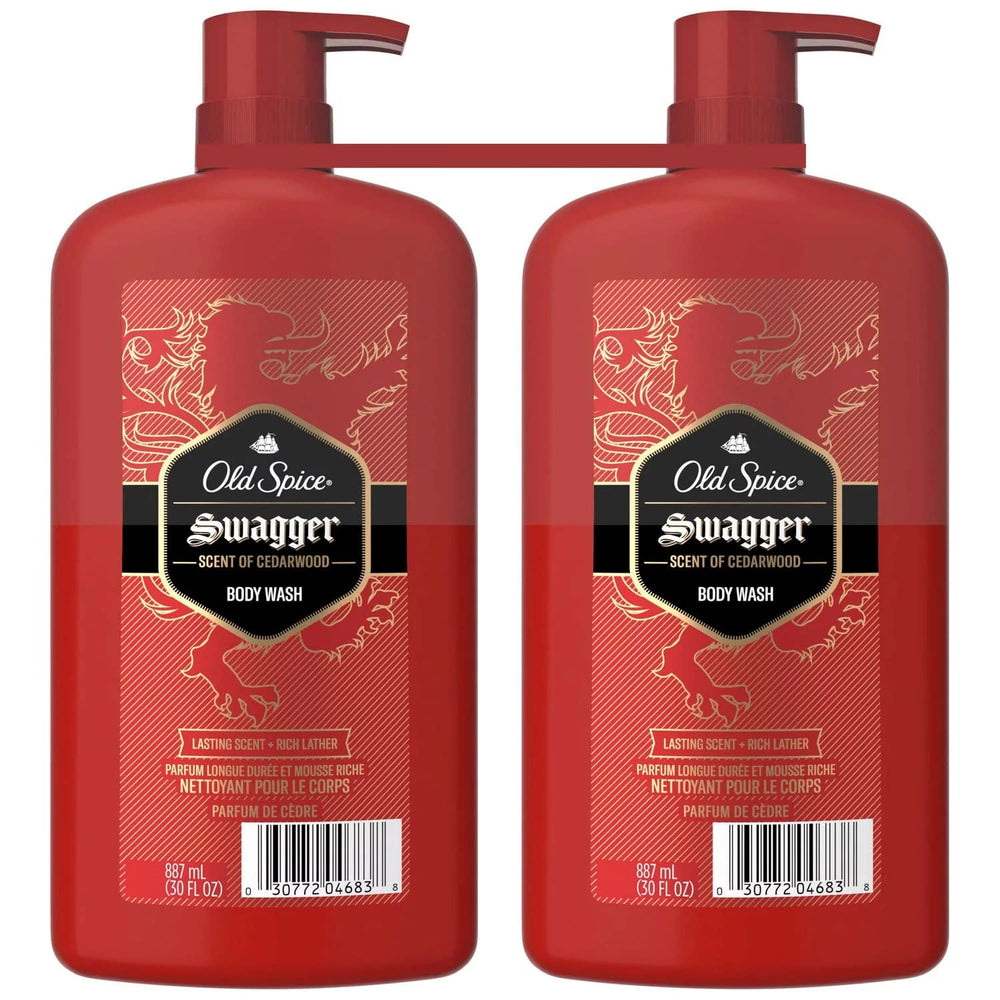 Old Spice Swagger cedarwood bottle, long-lasting freshness for daily confidence
