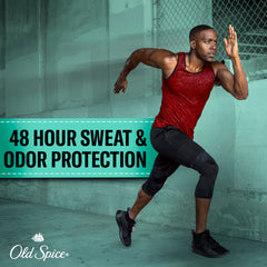 Old Spice Sweat Defense close-up with lemon-lime scent for a fresh feel.
