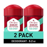 Old Spice Sweat Defense soft solid packaging emphasizing daily use and protection.