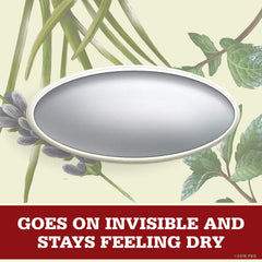 Old Spice Wilderness Lavender label closeup reveals scent notes.