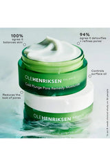 Ole Henriksen Cold Plunge Pore Remedy Moisturizer jar angle highlights lightweight finish.
