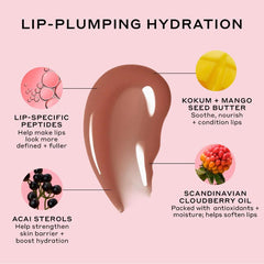 Ole Henriksen Pout Preserve Lip Treatment Creme Brulee texture delivering intense moisture.