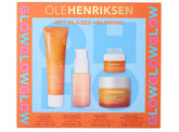 Ole Henriksen Pre-Party Glow Trio packaging shown for a luminous, makeup-ready complexion