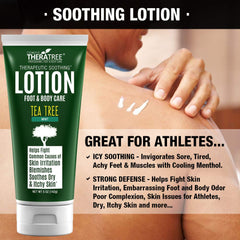 Oleavine lotion with menthol delivers cooling relief for tired feet.