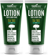 Oleavine TheraTree lotion bottle for daily foot and body comfort.