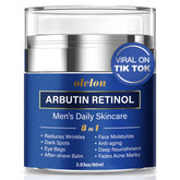 OLELON 8-in-1 face cream bottle front shows multi-action hydration for daily use
