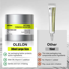 OLELON Retinal Shot texture close-up shows smooth skin surface