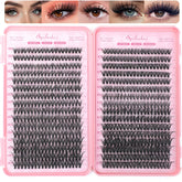 OLLAVO Manga Lash Clusters kit packaging closeup for easy at-home lashes