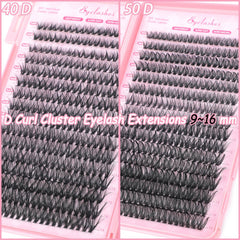 OLLAVO Manga Lash Clusters soft thin band for comfortable lid wear