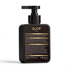 OLOV BEAUTY — texture nourrissante au beurre de karité et huile de coco pour peau souple.