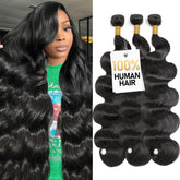 Olsmkis Brazilian 18-inch body wave bundles for natural fullness and movement