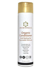 OM Botanical Ayurvedic Conditioner and Styling Gel bottle shows lightweight hydration and hold