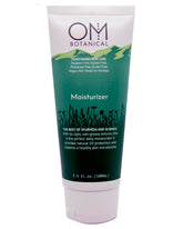 OM Botanical moisturizer bottle close-up for lightweight daily hydration