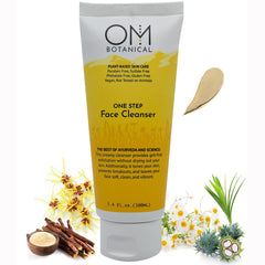 OM Botanical One Step Cleanser bottle pour for easy daily cleansing