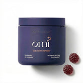OMI WELLBEAUTY bottle pour of wild berry gummies for daily self-care