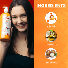 OMIC Geisha rich foamy lather demonstrating luxurious brightening cleanse