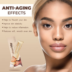 OMIC Lighten-Up alpha arbutin clarity focus highlights even skin tone.