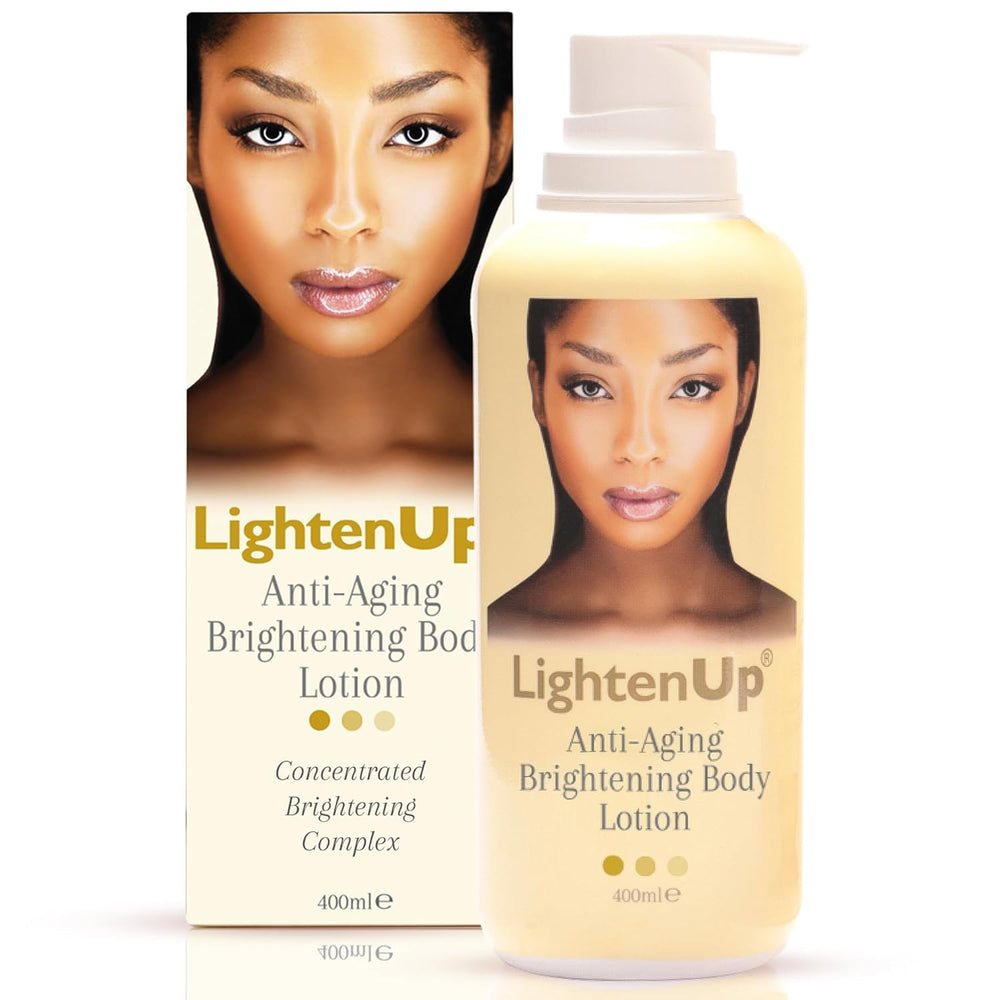 OMIC Lighten-Up bottle front suggesting brightening and even-tone benefits.