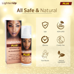 OMIC Lighten-Up Plus alpha arbutin ingredient supports an even-toned appearance.