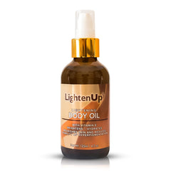 OMIC Lighten-Up bottle front label hints hydration and brightening potential.