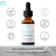 Texture close-up of OMIC serum highlighting smooth absorption.